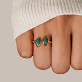 Luxe - Collar Verde Anillo