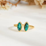 Luxe - Collar Verde Anillo