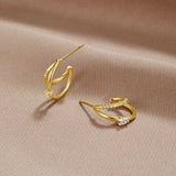 Pendientes de oro cristalino Artie