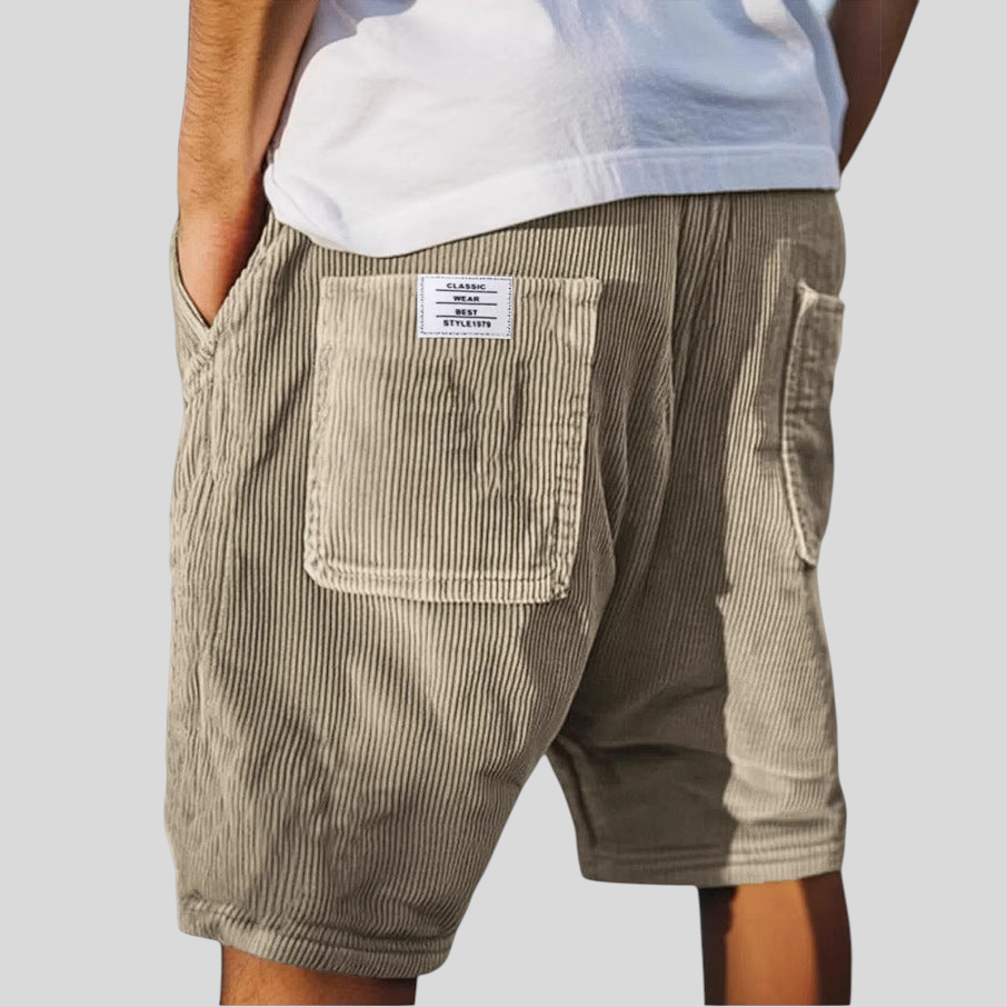 Lenoir - Pantalones cortos elegantes de terciopelo