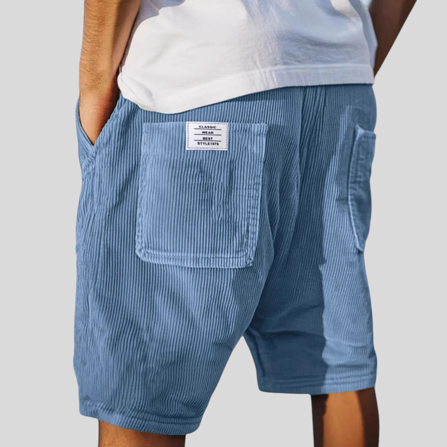 Lenoir - Pantalones cortos elegantes de terciopelo