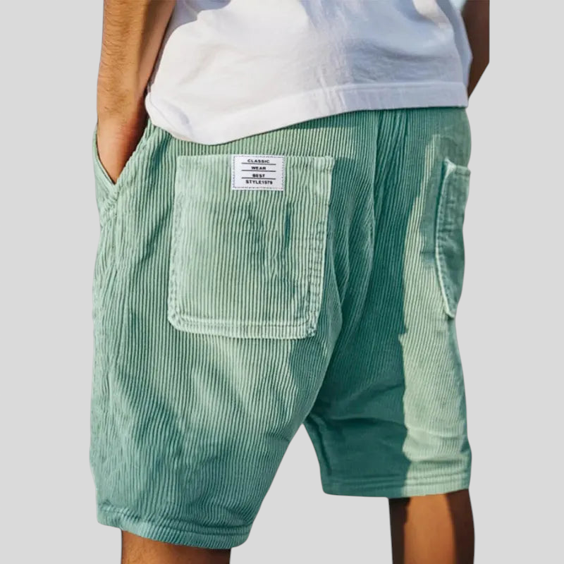 Lenoir - Pantalones cortos elegantes de terciopelo