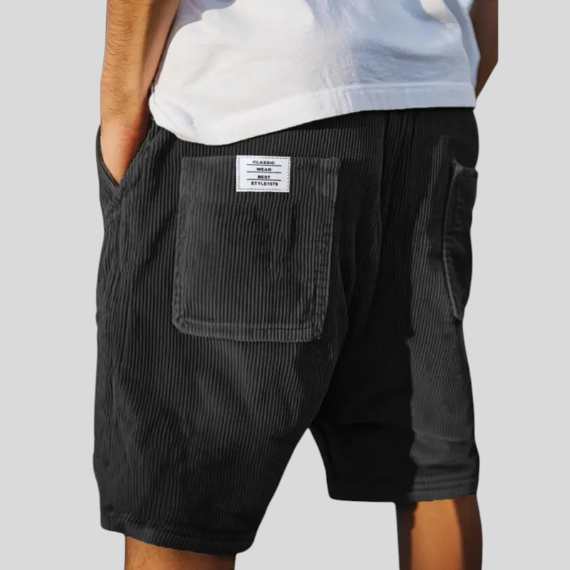 Lenoir - Pantalones cortos elegantes de terciopelo