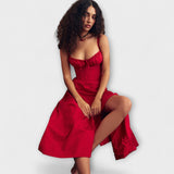Zipporas – Vestido bustier encantador con motivo floral