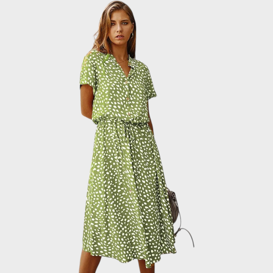 Tena - Vestido de Verano Elegante Multicolor