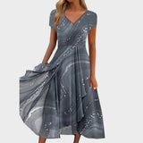 Lucija™ – Elegante vestido midi con escote en V