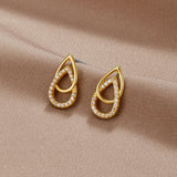 Pendientes Lin Teardrop Link