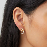 Pendientes Lin Teardrop Link