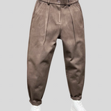 Marcello - Pantalones Elegantes Melange