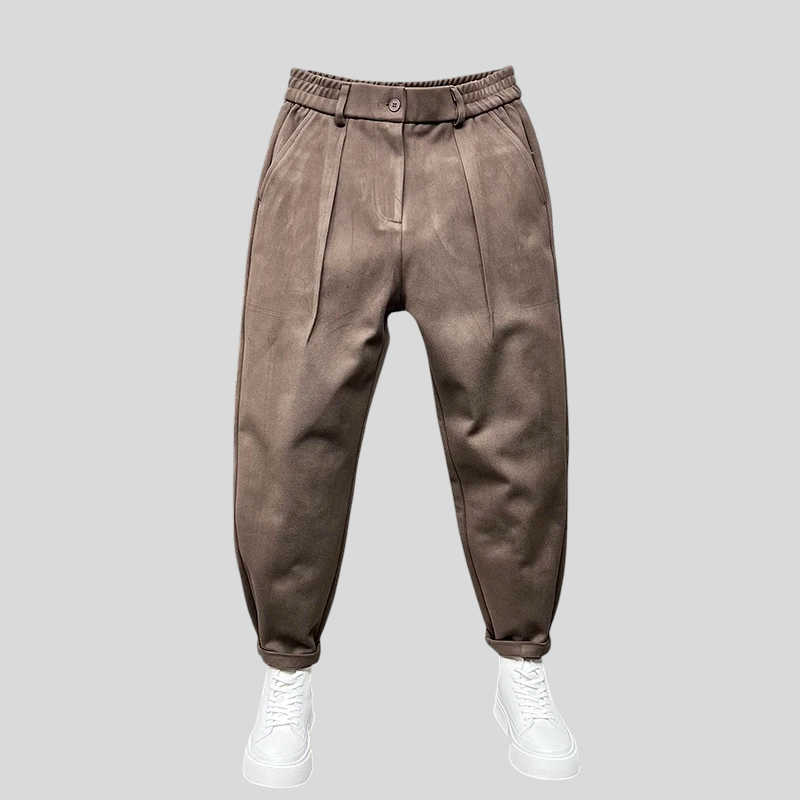 Marcello - Pantalones Elegantes Melange