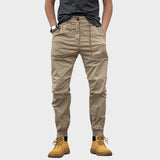 Marco - Pantalones cargo elásticos con bolsillos
