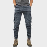 Marco - Pantalones cargo elásticos con bolsillos