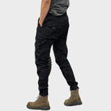 Marco - Pantalones cargo elásticos con bolsillos