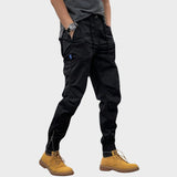 Marco - Pantalones cargo elásticos con bolsillos