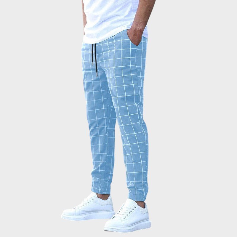Mikkel - Pantalones deportivos a rayas estilizados
