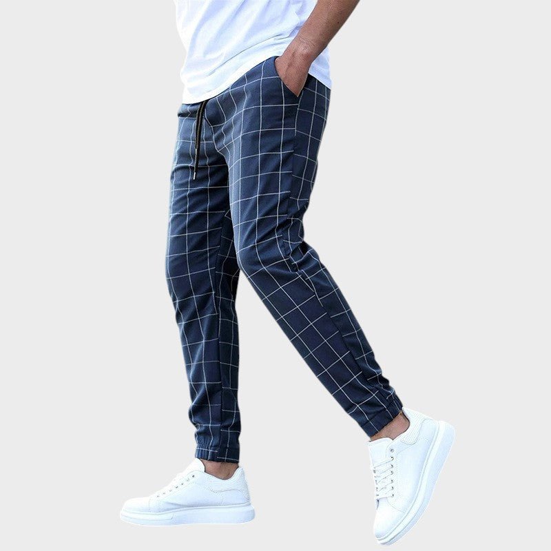 Mikkel - Pantalones deportivos a rayas estilizados