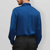 Mitchel - Camisa de hombre stretch sin arrugas