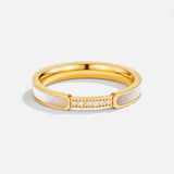Jedinstvo - Anillo en Perlas y Cristal