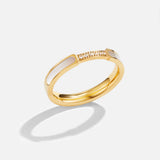Jedinstvo - Anillo en Perlas y Cristal