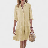 Sara – Vestido de Verano Púrpura