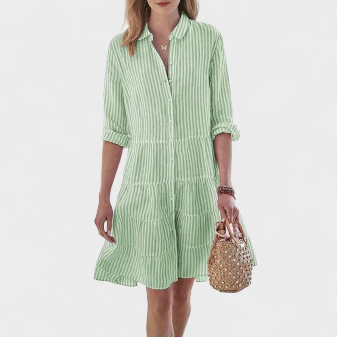 Sara – Vestido de Verano Púrpura