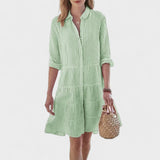 Sara – Vestido de Verano Púrpura
