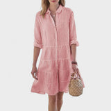 Sara – Vestido de Verano Púrpura