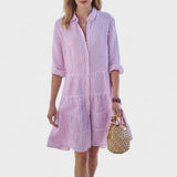 Sara – Vestido de Verano Púrpura