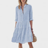 Sara – Vestido de Verano Púrpura