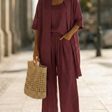 Lorrin™ Conjunto Elegante de 3 Piezas
