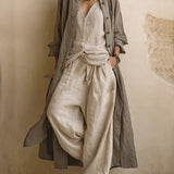 Conjunto boho de lino de 3 piezas