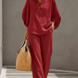 Maribel - Conjunto Completo en Lino