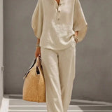 Maribel - Conjunto Completo en Lino