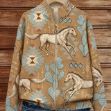 Winona | Cárdigan con cremallera en el desierto y cactus