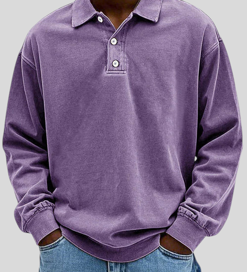 Petar - Camisa Vintage de Manga Larga