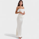 Ljubomira – Vestido corsé de satén