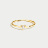 Amore - Anillo de Cristal en Forma de Corazón