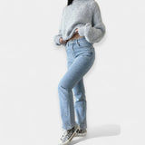 Nikolina - Pantalones de denim fascinantes