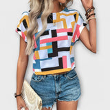 Marijeta – Blusa Colorida en Estilo Urbano