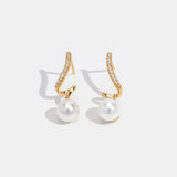 Pendientes Tam Pearl Wave