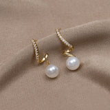 Pendientes Tam Pearl Wave