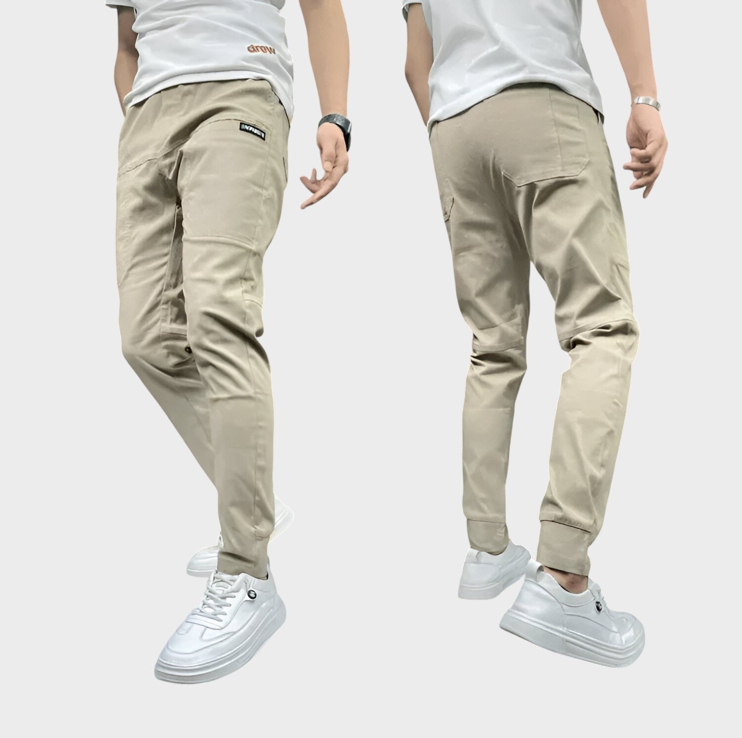 Thomas - Pantalones cargo elásticos