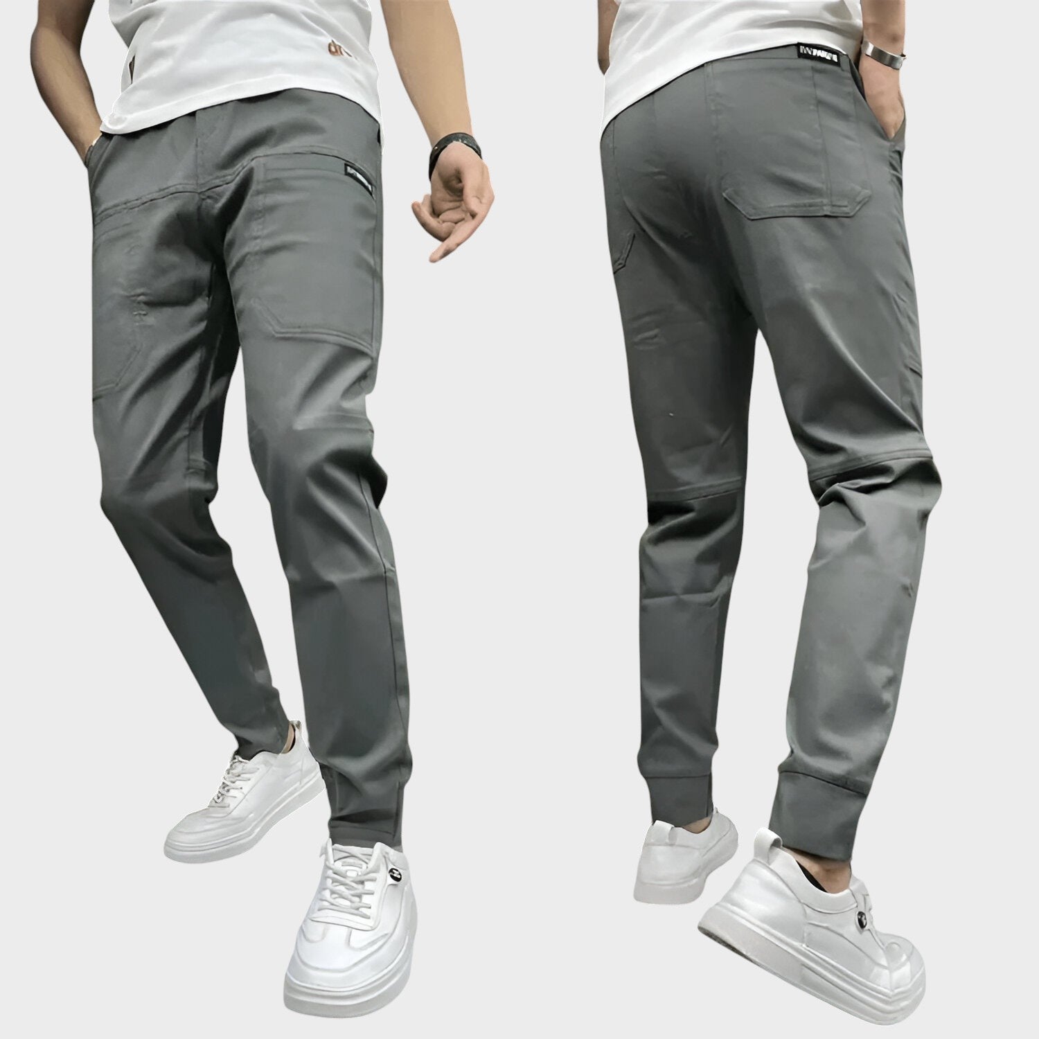 Thomas - Pantalones cargo elásticos