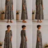Grace – Vestido elegante con motivo