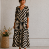 Grace – Vestido elegante con motivo