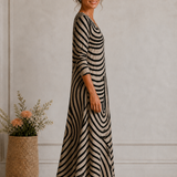 Grace – Vestido elegante con motivo