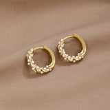 Pendientes de aro de perla Vale