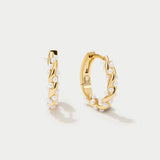 Pendientes de aro de perla Vale