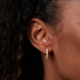 Pendientes de aro de perla Vale