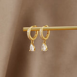 Pendientes de Oro Cristalino Premium